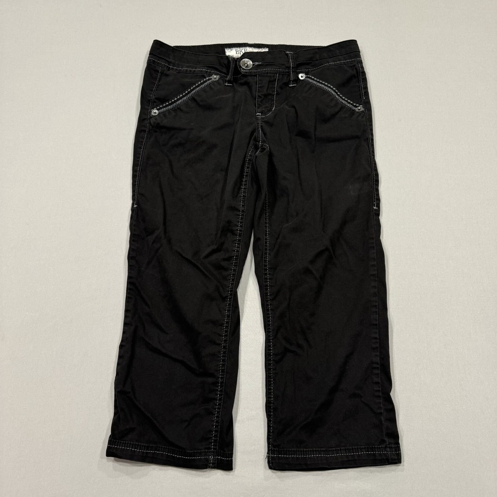 BKE Pants Womens 27 Black Capri Becca Casuals Western Pockets City Outdoor Work